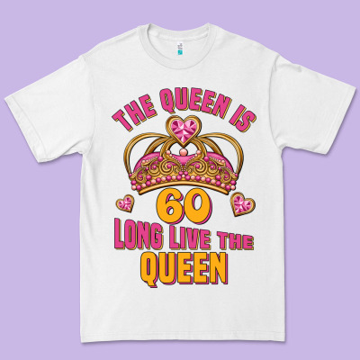 The Queen Is 60 Long Live The Queen Premium Tee Designed By Jasminsmagicworld