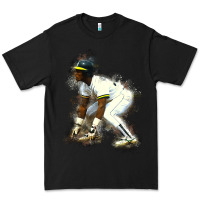 Black Rickey Henderson Premium Tee - minhPixels