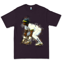 Plum Rickey Henderson Premium Tee - minhPixels