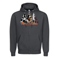 Smoke merry christmas cowhide trees Zipper Hoodie - CowhideDigitalArt