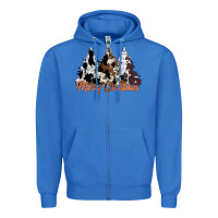 True Royal merry christmas cowhide trees Zipper Hoodie - CowhideDigitalArt