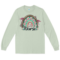 Matcha nurse rainbow Long Sleeve Tee - CowGirlArtShop