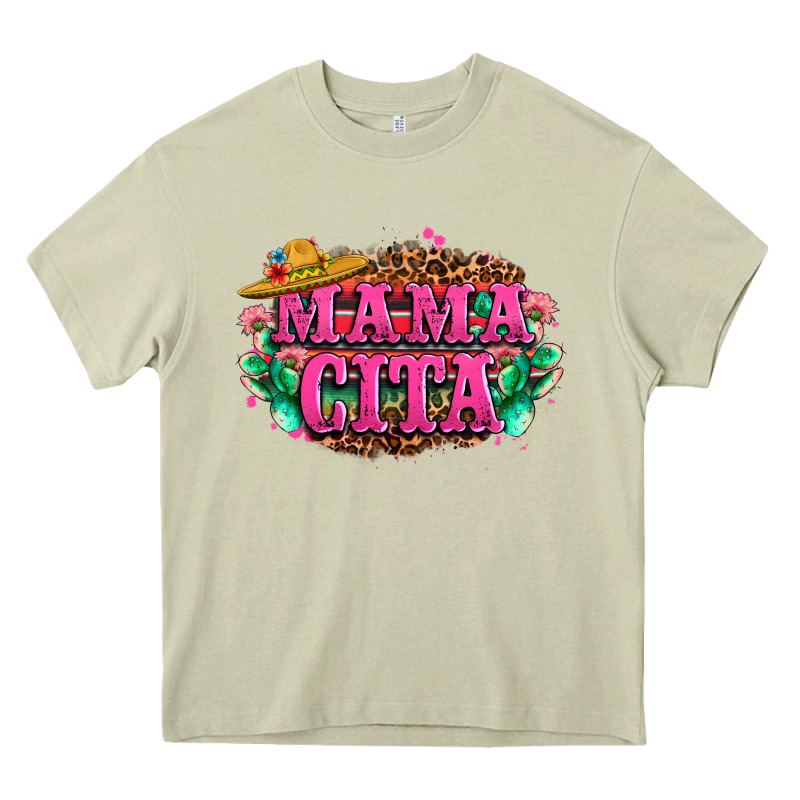 Vibrant Fiesta Typography Heavy Core Tee by LillyAllenDesigns | Teevron
