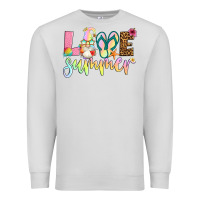 Dove Grey love summer with gnome Premium Sweatshirt - Artiststas