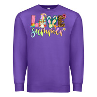 Purple love summer with gnome Premium Sweatshirt - Artiststas