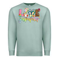 Seafoam love summer with gnome Premium Sweatshirt - Artiststas
