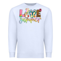 White love summer with gnome Premium Sweatshirt - Artiststas