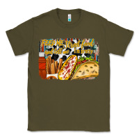 Army Green feed me street food and tell me im pretty Classic Tee - RacoonDesign