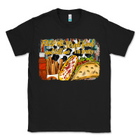 Black feed me street food and tell me im pretty Classic Tee - RacoonDesign
