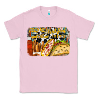 Bubblegum Pink feed me street food and tell me im pretty Classic Tee - RacoonDesign