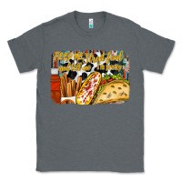 Charcoal Heather feed me street food and tell me im pretty Classic Tee - RacoonDesign