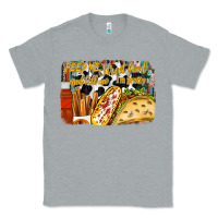 Heather Grey feed me street food and tell me im pretty Classic Tee - RacoonDesign