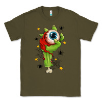 Army Green Zombie Hand with Eyeball Classic Tee - texasbilliewilder