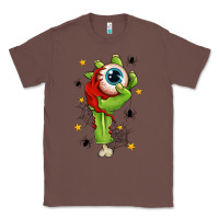Chestnut Zombie Hand with Eyeball Classic Tee - texasbilliewilder