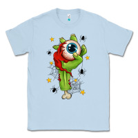 Dusty Blue Zombie Hand with Eyeball Classic Tee - texasbilliewilder