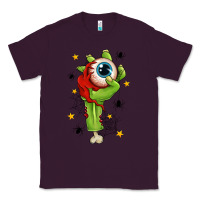 Plum Zombie Hand with Eyeball Classic Tee - texasbilliewilder