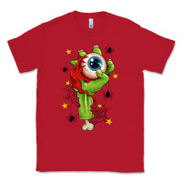 Red Zombie Hand with Eyeball Classic Tee - texasbilliewilder