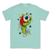 Seafoam Zombie Hand with Eyeball Classic Tee - texasbilliewilder