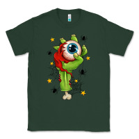 Sports Green Zombie Hand with Eyeball Classic Tee - texasbilliewilder
