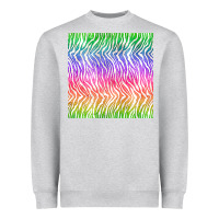 Heather Grey watercolor rainbow tiger seamless pattern Heavyweight Sweatshirt - BundleAndBundleShop