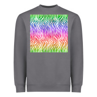 Storm watercolor rainbow tiger seamless pattern Heavyweight Sweatshirt - BundleAndBundleShop
