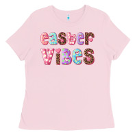 Bubblegum Pink Easter vibes Ladies Tee - RanaPortraitStore