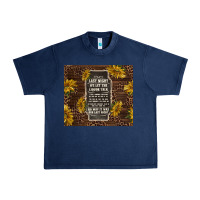 Navy we let the liquor talk with sunflowers Urban Heavy Tee - TumblerDesignByShophia