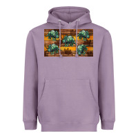 Lavender dinosaur triceratops sippy cup Heavyweight Hoodie - Artiststas