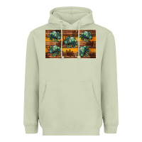 Matcha dinosaur triceratops sippy cup Heavyweight Hoodie - Artiststas