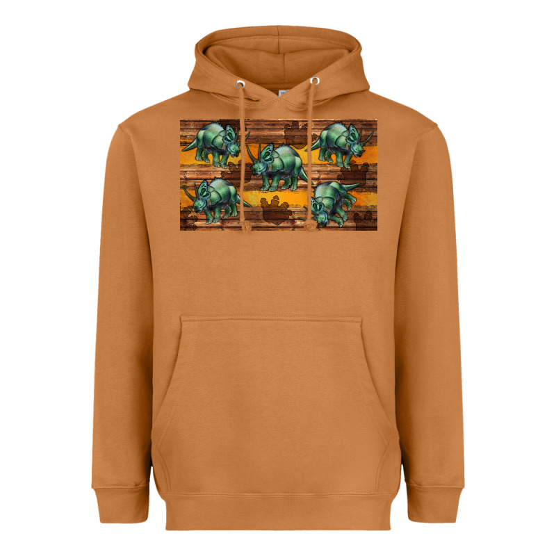 Dinosaur Triceratops Sippy Cup Heavyweight Hoodie by Artiststas | Teevron
