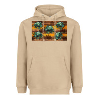 Mushroom dinosaur triceratops sippy cup Heavyweight Hoodie - Artiststas
