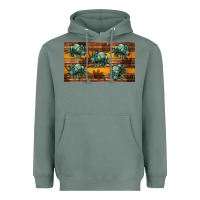 Sage dinosaur triceratops sippy cup Heavyweight Hoodie - Artiststas