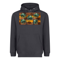 Smoke dinosaur triceratops sippy cup Heavyweight Hoodie - Artiststas