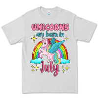 Dove Grey unicorns are born in july Premium Tee - Jasminsmagicworld