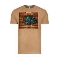 Vintage Camel woodgrain motorcycle Vintage Tee - TumblerDesignByShophia