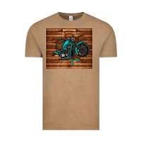 Vintage Coffee woodgrain motorcycle Vintage Tee - TumblerDesignByShophia
