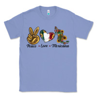 Colony Blue Peace Love Mexicana Classic Tee - RanaPortraitStore
