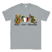 Heather Grey Peace Love Mexicana Classic Tee - RanaPortraitStore