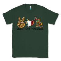 Sports Green Peace Love Mexicana Classic Tee - RanaPortraitStore
