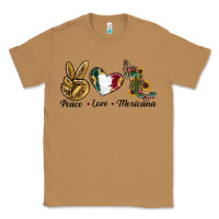 Toasted Coconut Peace Love Mexicana Classic Tee - RanaPortraitStore