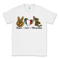 White Peace Love Mexicana Classic Tee - RanaPortraitStore
