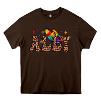 Chocolate Brown ally Heavy Core Tee - JahusDesignShop