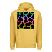 Antique Gold cow glitter seamless pattern Premium Hoodie - BundleAndBundleShop