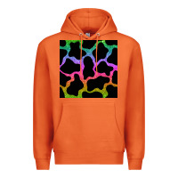 Carrot cow glitter seamless pattern Premium Hoodie - BundleAndBundleShop