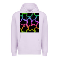 Lilac cow glitter seamless pattern Premium Hoodie - BundleAndBundleShop