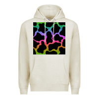 Oatmeal Heather cow glitter seamless pattern Premium Hoodie - BundleAndBundleShop