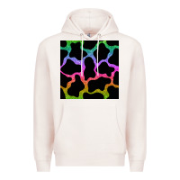 Pale Pink cow glitter seamless pattern Premium Hoodie - BundleAndBundleShop