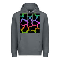 Rock cow glitter seamless pattern Premium Hoodie - BundleAndBundleShop