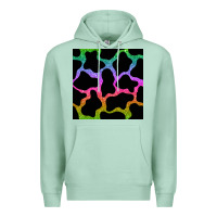 Seafoam cow glitter seamless pattern Premium Hoodie - BundleAndBundleShop