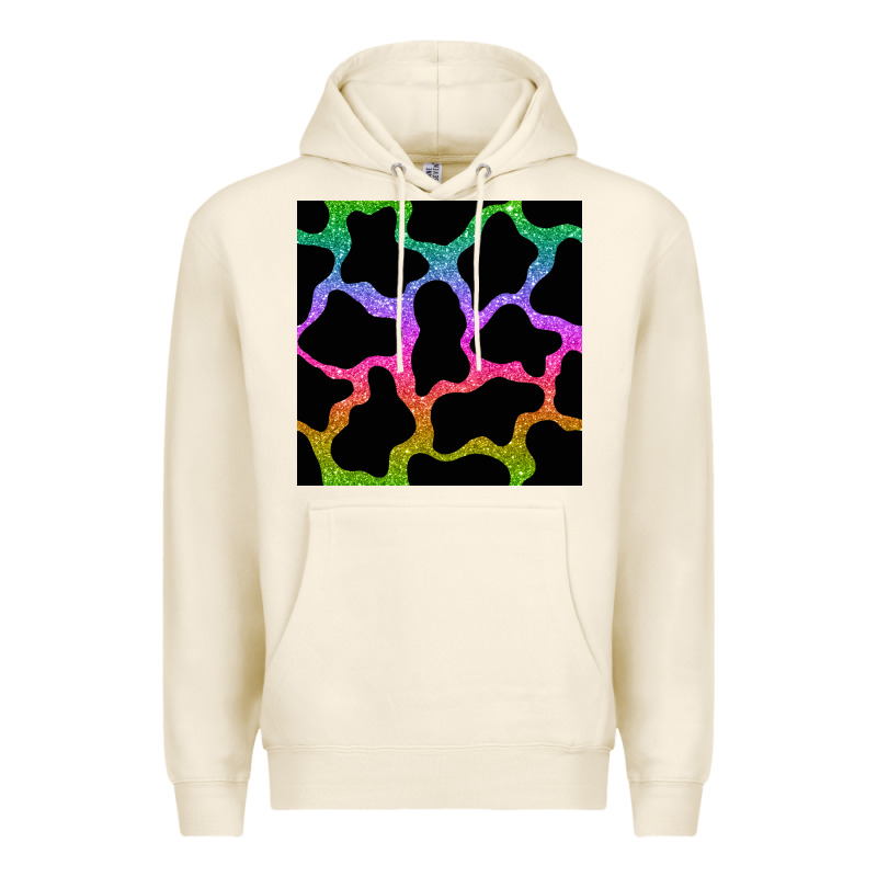 Cow Glitter Seamless Pattern Premium Hoodie by BundleAndBundleShop | Teevron
